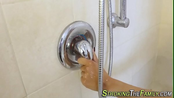 Showering stepteen jizz faced and rammed with bigdick in hd 