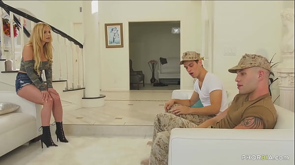 Getting into a threesome with the busty GF  