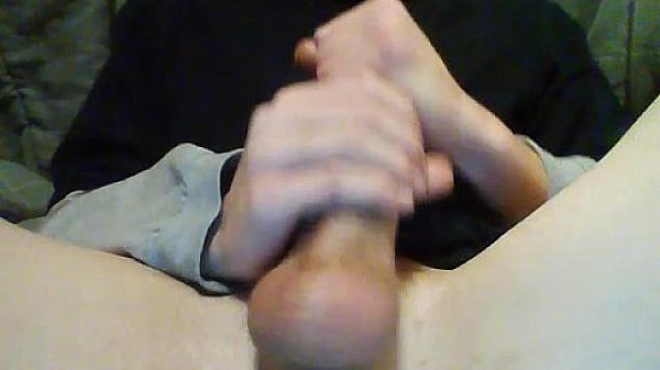 Stroking my cock and trying to selfsuck