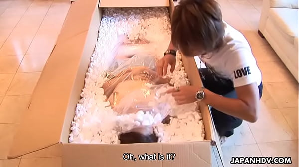 Asian maid getting her master off with a jack off