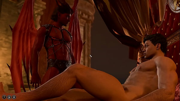 Fazendo amor com um demonio em Baldurs gate 3  