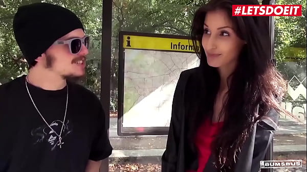 BUMS BUS - #Coco Kiss - SEXY BRUNETTE BLOWS AND FUCKS HARDCORE WITH BIG BLACKC COCK LOVER 