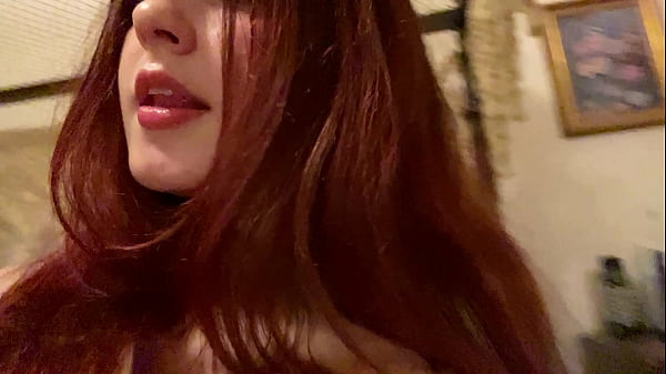 REDHEAD 18 YEAR OLD MASTURBATES IN HER BEDROOM HOME ALONE  