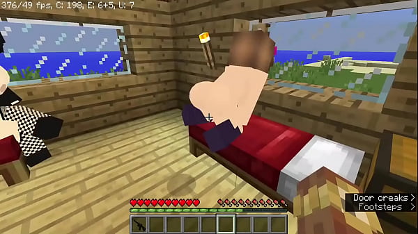 G&oacute;tica dando no minecraft