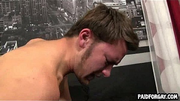 Straight amateur hunk gets fucked anally for money