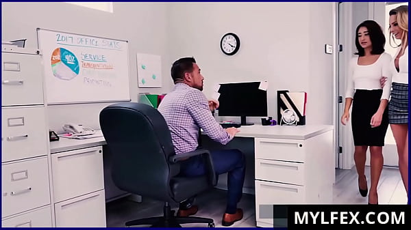 Breaking the New Young Intern Girl at Office