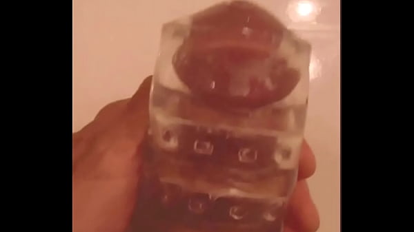 Masturbate and cum in sex toy  