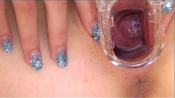 Gyno toys and peeing of her nasty pussy