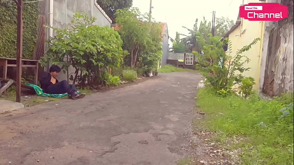 Hot Asian Teen - Porn Star Model Hansel Strips @ Downtown Garden P2