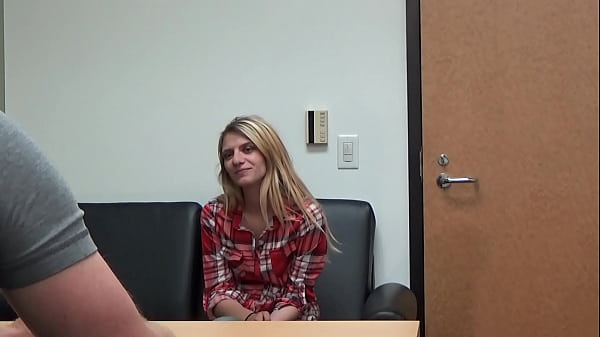 Skinny Blonde Shows How She Fucks on Camera