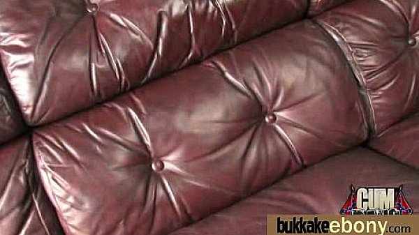 First time ebony with a group of white dicks 13