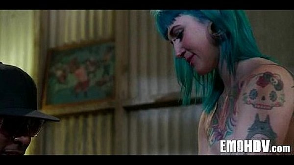 Tattooed goth babe 605