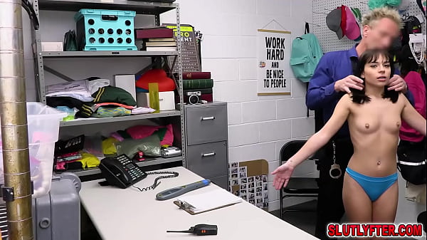 Teen Aria Valencia suck officer dick or she go to jail? 