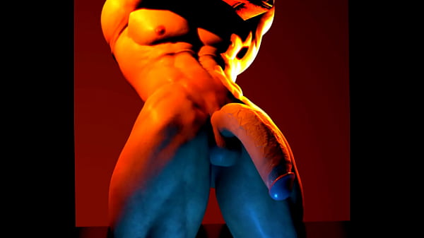 Muscled Jock With Huge Dick || 3D 