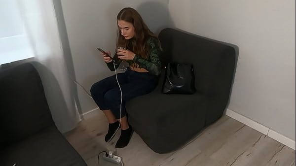 Hot girl with big tits and anal plug streaching  