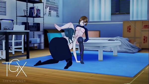 Anime Gaming Nobara and Maki Sex Lesbian Jujutsu Hentai Yuri