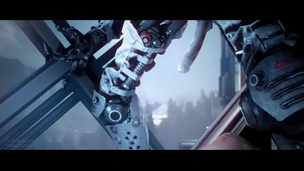 Nena follada por un robot de sexo  