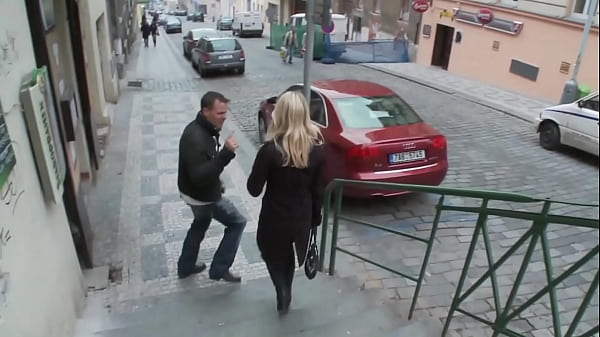 Czech Beauty Denisa Heaven Fucks A Photographer On The Stairs  