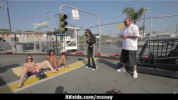 Desperate teen naked in public and fucks to pay rent 9