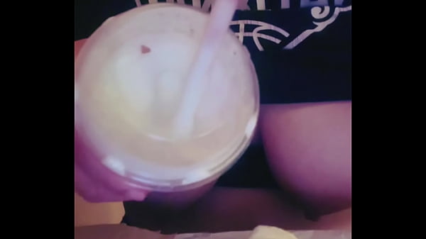 Watch my titties while I jam my throat  