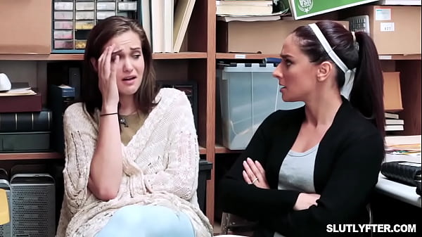 Violet sucks and fucks an officer  