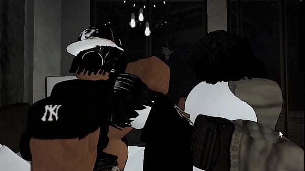 BBC's owning a bratty huge ass Femboy  