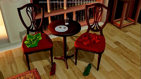 Wrapped and Hung By The Chimney (Lez BDSM Video)  