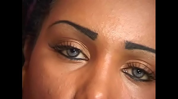 Latina tranny with fantastic blue eyes gets hard fucked after great blowjob