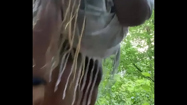 Juicy pussy fuck in nature