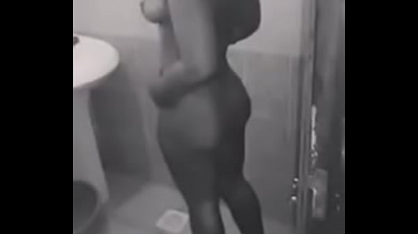 Kenyan "Socialite" Nicky Batate Taking a shower
