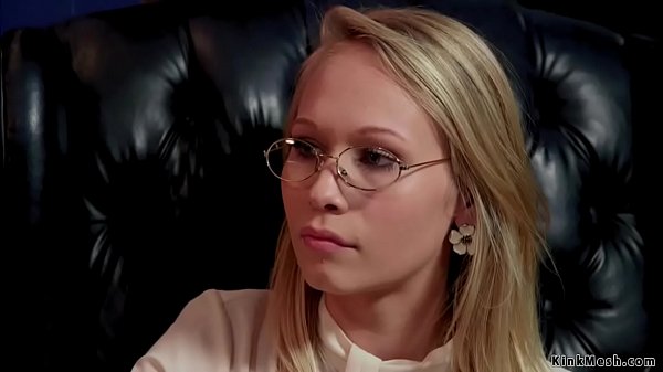 Therapist sent hot blonde business woman Dakota James to The Upper Floor for therapy and there she gets fucked by Xander Corvus and Simone Sonay