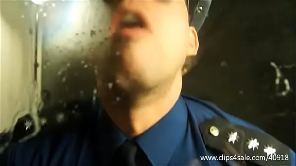 DOMINANT PRISON COP SPITS IN YOUR FACE - 177