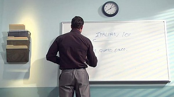 Kagney Linn Karter Horny For Italian Teacher's Cock