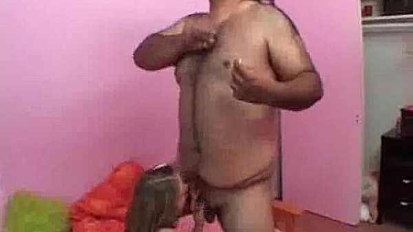 Blonde Sucking fat Guy