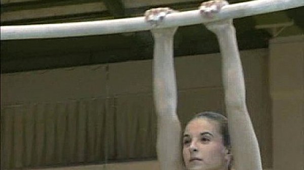 Corina - Topless Gymnastics