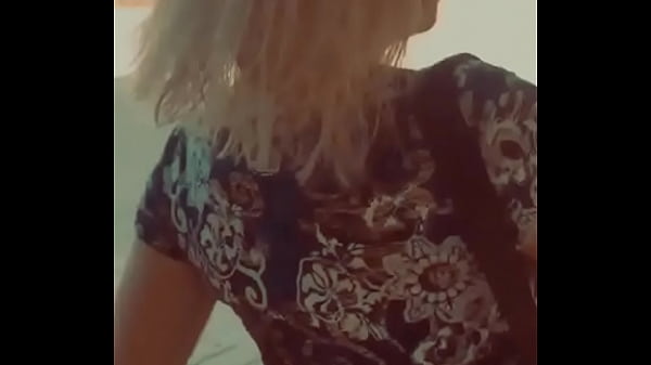 The sexy girl dazzles everyone with her slow gait  