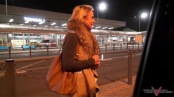 Takevan Busty MILF with natural tits take a ride with stranger with big cock