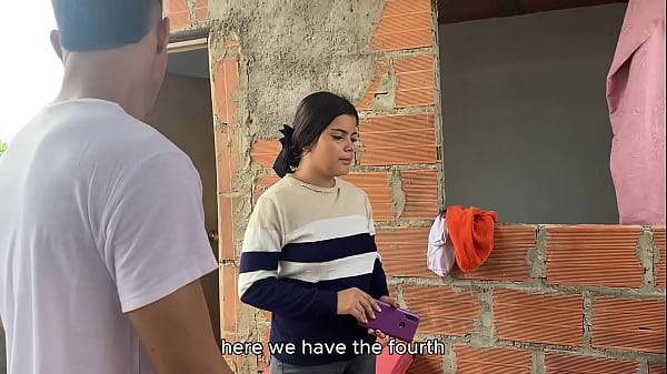 College girl pays her room rent with her huge ass. in spanish, Subtitled in English.