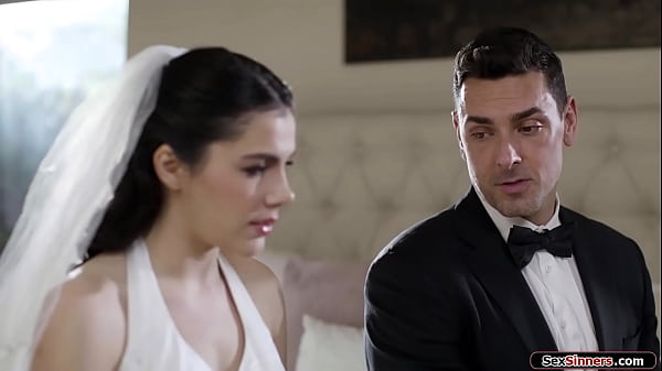 Busty brides buttplug surprise for her husband goes all wrong with him leaving.Her friend comforts her and she kisses him.The brunette is anal fucked