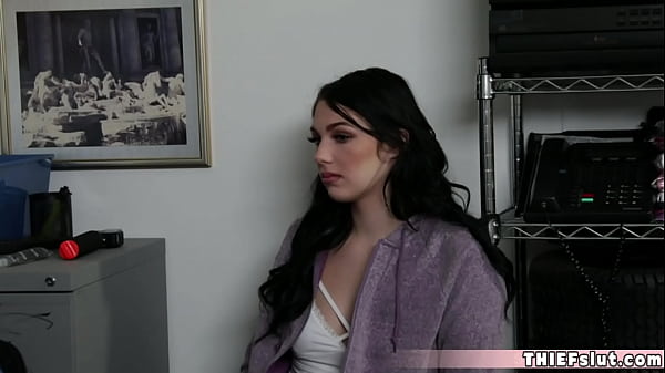 Pretty shoplifter punish fucked on CCTV