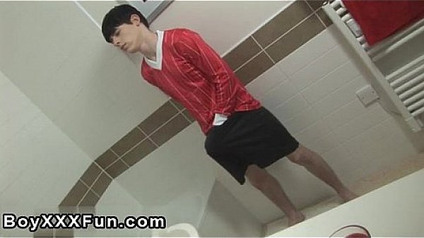 Sexy gay Tad takes it all off outside to expose his monster cock. As 