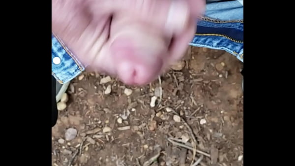 Me Jerking And Spermming In The Trees