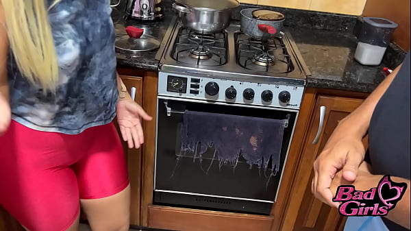 Stepson discovers that his stepmother is a whore and convinces her to fuck