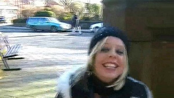 Masturbation in public with blonde teen welsh babe Loz in uk outdoor nudity and