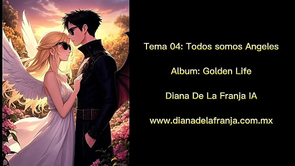 We are all angels - Dayana De La Franja. Track 04, &Aacute;lbum: Golden Life. Year 2025  