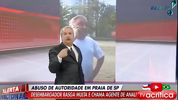 colocou no rabo do desembargador com