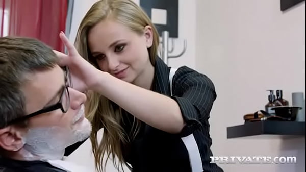 Lady Bug Teen Hairdresser Tries Anal