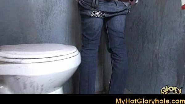 Interracial gloryhole - Amazing blowjob expert cock sucking 15