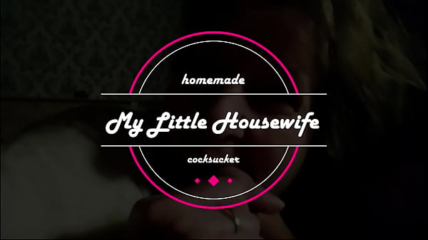 Homemade - just for you slutty blonde Anezka shows you how she kneels to suck in the dark