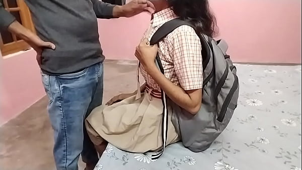 Indian cute desi village college girl come to my home and fucking with big cock